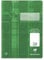 Clairefontaine 331024C - Packung mit 25 Heften, ideal für die Schule, DIN A4, Lineatur 24 blanko mit Rand, 16 Blatt, 90g, Grün, 1 Pack