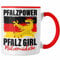Trendation - Pfalzpower Tasse Geschenk Frauen Pfalz Girl Pfalzmädsche (Rot)