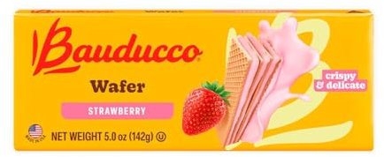 BAUDUCCO Waffle Fresa 142 g Gofres sabor a fresa 142 g