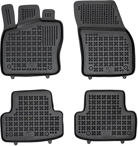 SMK Auto fußmatten gummimatten passt für Skoda Karoq ab 2017 fussmatten Auto für alle Jahreszeiten, die vor Schmutz und Dreck schützt fußmatten Auto