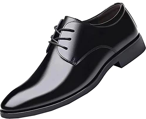 Herren Lackschuhe - Business SchnüRhalbschuhe Anzugschuhe Oxford Smoking Lackleder Brogue Hochzeit Schuhe Derby Leder Hochzeitsschuh Smokingschuh Lack Lederfutter SchnüRhalbschuhe
