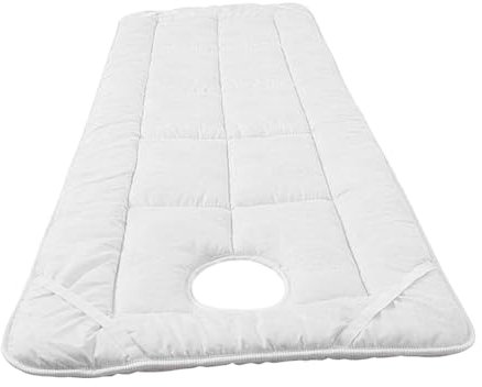Milageto Housse de Table de Spa, Drap de lit de Table de Massage Professionnel, Housse de lit de Salon, draps de Salon de beauté pour Massage, Spa, Salon 185 x, Blanche