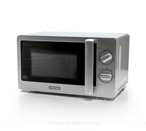 STATUS Vermont Silver Microwave Oven Vermont: 800w with 20 Litre capacity, 5 Power Settings / VERMONT1PKB