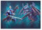 Displate Warhammer Metal Poster Magnetische Befestigung Offiziell Lizenziert Bilder Captain vs. Tyranid Prime Poster 32x45cm