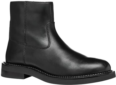 Geox Women's D Serilda B Ankle Boot, Nero, 36 EU