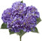 Hollyone Ortensia Grande Fiori Artificiali Viola, Ortensia Realistica, Fiori Artificiali in seta, Ortensia, Ortensia per Matrimonio, Ufficio, Caffè, Casa, Cucina