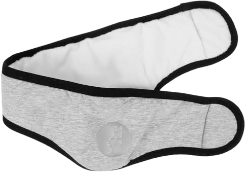 HOMSFOU Schlaf-Ohrenschützer Ohrabdeckungen Schlafmaske Zum Schlafen Training Joggen Yoga Flugreisen Meditation Grau
