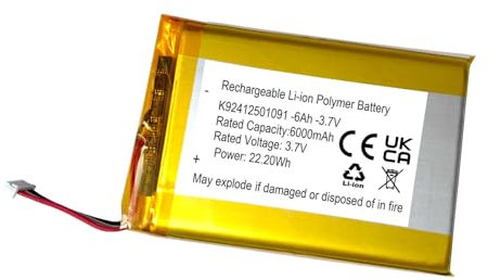 37v 6000mAh 22.20Wh Akku Ersatz für Leapfrog LF1726FHD Video Babyphone, 5.5-Zoll 1080p Bildschirm LF1726-2FHD Babyphone Akku-Pack