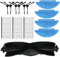 YUETTYY 14/22 cepillos de rodillo principal, cepillos laterales, paños de fregona, filtros HEPA, kits de repuesto para Cecotec para Conga 7490 Eternal Genesis para aspiradora 7490 Eternal X-Treme
