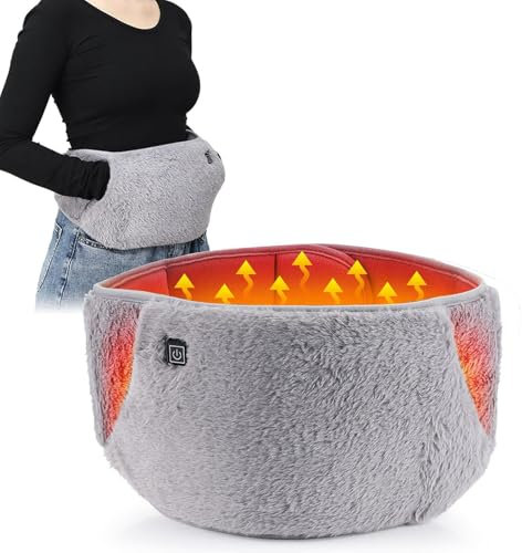 Electric Heat Pad for Period Pain & Cramp Relief - Back or Belly Heating Pad for Women