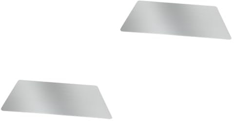 GREENADSCAPE 2 Piezas Placa De Enfriamiento para Mascotas Enfriamiento De Mascotas Almohadilla De Enfriamiento para Cachorros Colchoneta De Verano para Perros Silver Plato De Aluminio