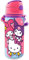 PELLECCHIA 1969 |Borraccia in alluminio con cannuccia da 600 ML | con cinghia per appenderla, apertura automatica con pulsante. (Hello Kitty)