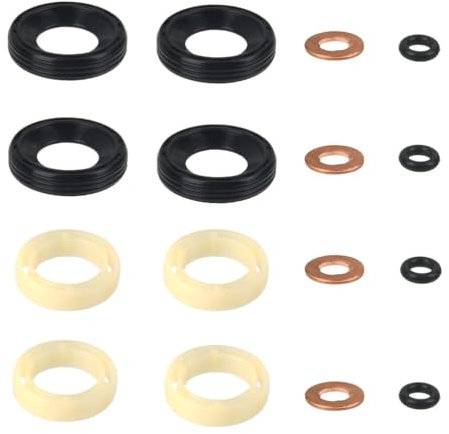 Joint d'injecteur 1.6 HDI 16Pcs Kit de Rondelle Joints d'injecteur Diesel, Joint Torique d'injecteur Diesel Joints Adapté pour Citroen