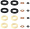 Joint d'injecteur 1.6 HDI 16Pcs Kit de Rondelle Joints d'injecteur Diesel, Joint Torique d'injecteur Diesel Joints Adapté pour Citroen