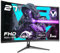 Vibox 27 Inch, 165Hz Curved Gaming Monitor - FHD 1080p Resolution, 1ms, Adaptive Sync, HDMI & DisplayPort