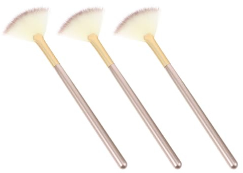 TOVINANNA 3pcs Makeup Brush for Contouring and Powder Application Professional Cosmetic Tools for Face and Eyeliner Makeup