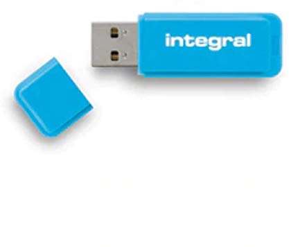 Integral Clé USB Flash Drive Neon Bleu 8 Go