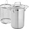 Scanpan Impact Spargel-/Maistopf 16 cm/4,5 l mit Einsetzkorb - Edelstahl | Für alle Herdarten inkl. Induktion | Ofenfest