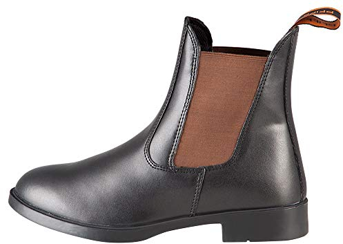PFIFF, Jodhpurstiefelette, Stivali da equitazione, Donna, Nero (Nero/Marrone), 35 EU
