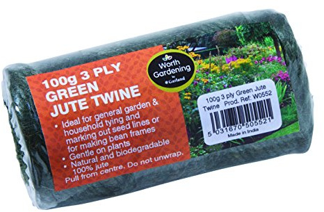 100g 3 Ply Green Jute Twine