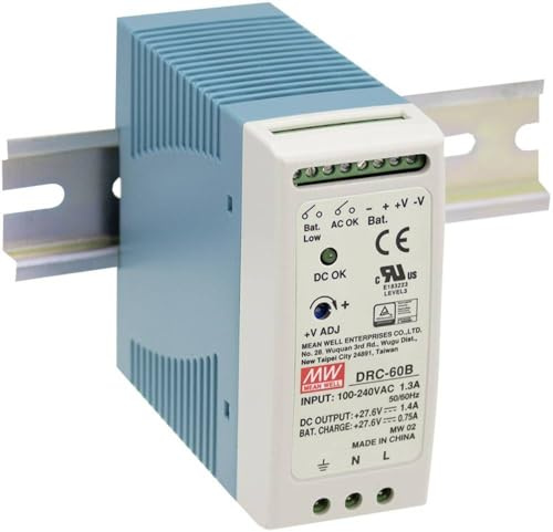 Mean Well DRC-40B DIN Rail Power Supply (DIN-Rail) 27.6 V/DC 0.95A 40W 2 x