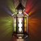 Orientalische Wandlampe marokkanische bunte Wandleuchte Sabaya H 50 x B 23 cm aus Metall & Glas | Schöne Dekoration für Ihre Wand | Kunsthandwerk aus Marrakesch | L1400