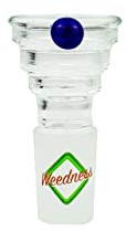 Weedness Bong-Glas-Kopf 18,8 mm Schliff 3-Etagen - Steckkopf Chillum Adapter Zubehör Köpfchen Head Aufsatz Bowl