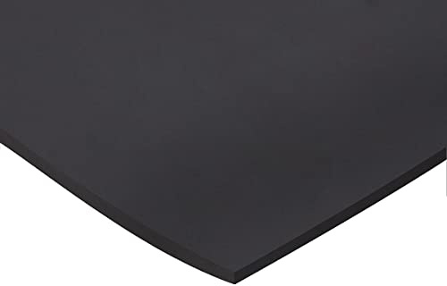 RS PRO Gummimatte Ethylen-Propylen-Dien-Monomer, Schwarz, 1.2 m x 3 mm x 600mm 1.13 g/cm³, 100 °C
