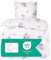 MOON - Rosemarie Bettwäsche Set 155x220 / 80x80 cm -Elegantes florales Muster - 100% Baumwolle - Premiumqualität mit Reißverschluss