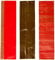 Pracht Creatives Hobby 7074-20245 Verzierwachsplatten Mix, 3 halbe Wachsplatten, ca. 200 x 50 x 0, Wachsstreifen, zum Modellieren und Verzieren von Kerzen, rot-ton gold, 200 x 100 x 0,5 mm