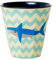 Medium Melamin Becher - Crème - Shark Print