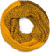 styleBREAKER Damen Strick Loop Schal 2-Farbig mit Ombre Farbverlauf, Reiskorn Strickmuster, warmer Winter Strickschal 01018165, Farbe:Curry-Braun