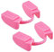 Gewichtheben-Mundstück für Fitness und Fitnessstudio, Powerlifting Mundschutz alle Arten von Kraftsportarten, niedriger Kiefer, kein Kontakt (2 PACK PINK)