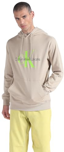 Calvin Klein Herren Hoodie Seasonal Monologo Regular mit Kapuze