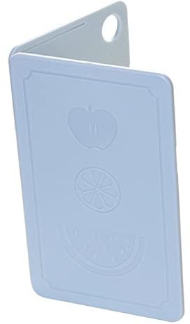 Faltbares Camping-Schneidebrett, Faltbare Kunststoff-Schneidebrett-Bodenskala, Integral Geformt für Picknick (Nordisches Graublau 20x12,5x0,8cm)