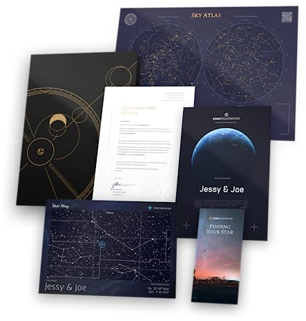 Star Registration Acheter une Étoile – Nommez une Étoile Réelle | Cadeau Symbolique et Émotionnel