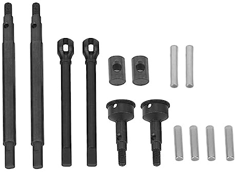 RC-Achsen-Antriebswelle, Vorne und Hinten, Stahl, Schwarz, Ersatzteile für Traxxas 4M 1/18 RC Crawler Car