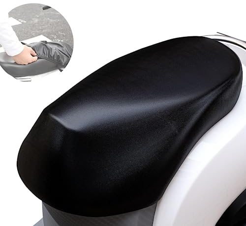 xlwen Leder Roller Sitzbankbezug 1 Pcs Universal Motorrad Wasserdichter Kissen, Universal Wasserdicht Motorradbezug Geeignet für Frühling, Sommer, Herbst und Winter.