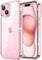 JETech Glitzer Hülle für iPhone 15 Plus 6,7 Zoll, Bling Glitter Stoßfest Handyhülle, Niedliche Glitzernde Schutzhülle für Frauen und Mädchen (Rosa)