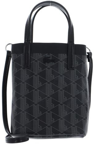 Lacoste Zely - Umhängetasche XS 17.5 cm monogram noir gris