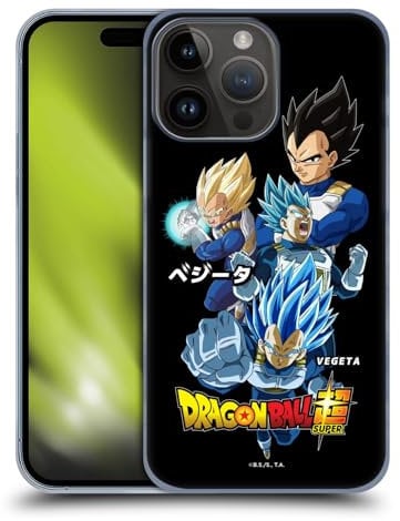 Head Case Designs Officially Licensed Dragon Ball Super Vegeta Universe Survival Characters Hard Back Case Compatible With Apple iPhone 15 Pro Max