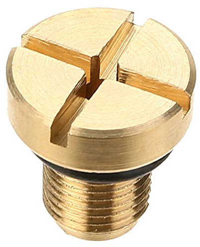 Xtahdge 17111712788 Vis de Purge de Vase D'Expansion de Liquide de Refroidissement de Trop-Plein de Radiateur Or pour E36 E39 E46 Etc.