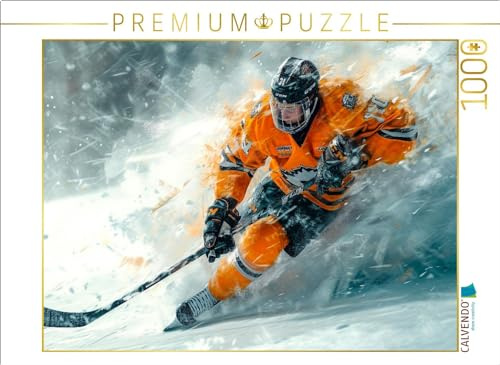Puzzle · Eishockey, Schlittschuhläuferische Geschicklichkeit | 1000 Teile · Lege-Größe 64 × 48 cm · CALVENDO Puzzle