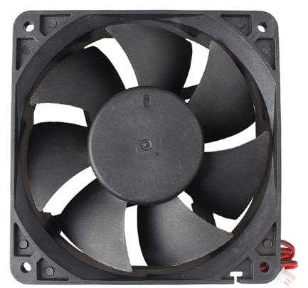 Jopto PWM Brushless Cabinet Cooling Fan 120x120x38mm 12038 DC 12V Dual Ball Bearing High Airflow With 2 Pin Terminal Compatible With Desktop 3D Printer PC CPU Computer Case With 25cm 9.84inch Cable