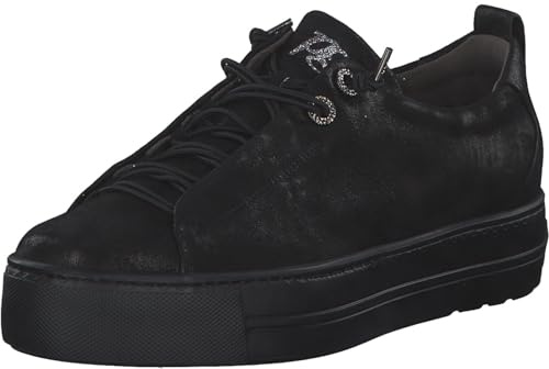 Paul Green Sneaker 5417-076, Glattleder, Schwarz, Damen EU 8,5/42,5