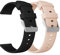 WalkerFit 2 cinturini di ricambio per smartwatch, 20 mm/22 mm, in silicone, chiusura rapida, compatibili con orologi sportivi, 20mm