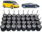 HiyyFloy 16 Set 1/64 Modellauto-gummiräder-Set, Miniatur-rollenschaft, Spielzeugrad, Runde Stangenachsen Für 1:64-modellautos, Zubehör