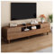 Mobile TV, Console TV, Console TV For Soggiorno, Supporti TV For Soggiorno, Supporto TV Moderno, Supporto TV Con Contenitore, Gambe Del Tavolo Con Struttura In Legno Massello, Spazio Di Archiviazione