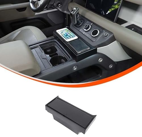 PIUGILH Kompatibel mit Land Rover Defender 2020 2021 2022 2023 2024 Mittelkonsole Aufbewahrungsbox,Mittelkonsole Organizer Tray für Land Rover Defender Zubehör