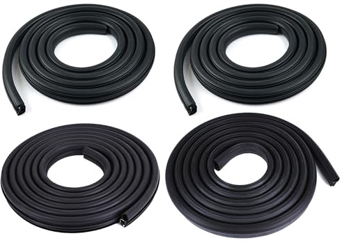 INLY 4 TLG Dichtungssatz Türdichtung + Heckklappendichtung + Schiebetürdichtung Dichtung Gummidichtung kompatibel mit Transporter T5 T6 T7 7E0837911B 7H0829193BH 7E0843791B (2003->)